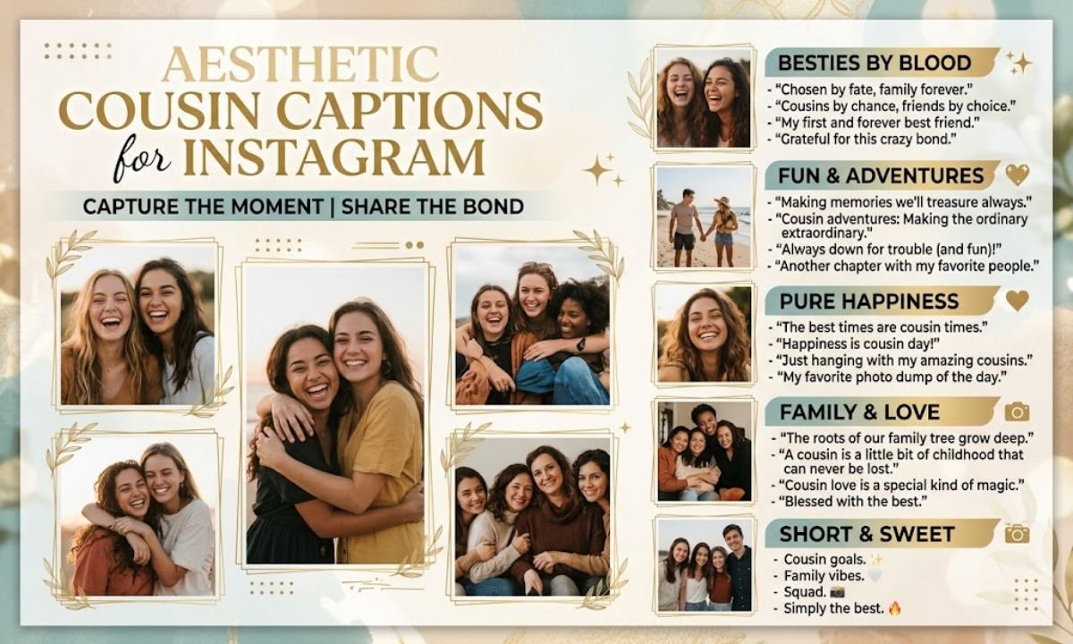 Aesthetic Cousin Captions for Instagram
