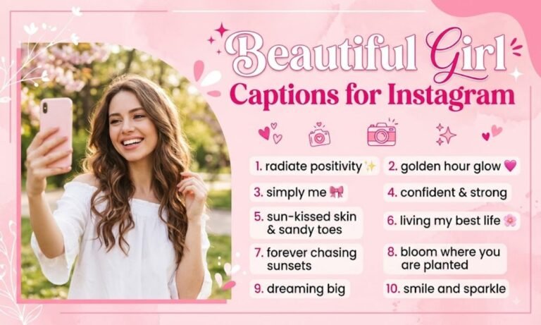 Beautiful Girl Captions for Instagram