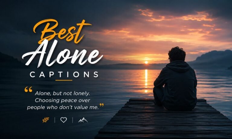 Best Alone Captions