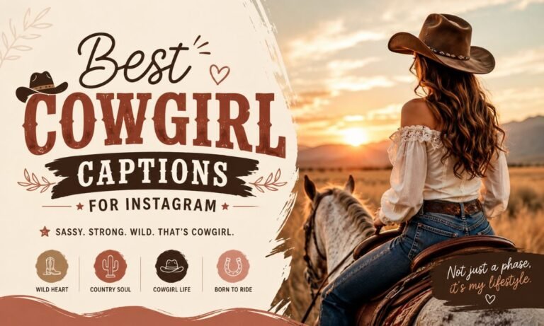 Best Cowgirl Captions for Instagram
