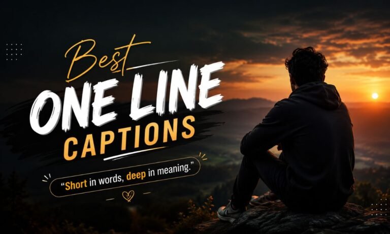 Best One Line Captions