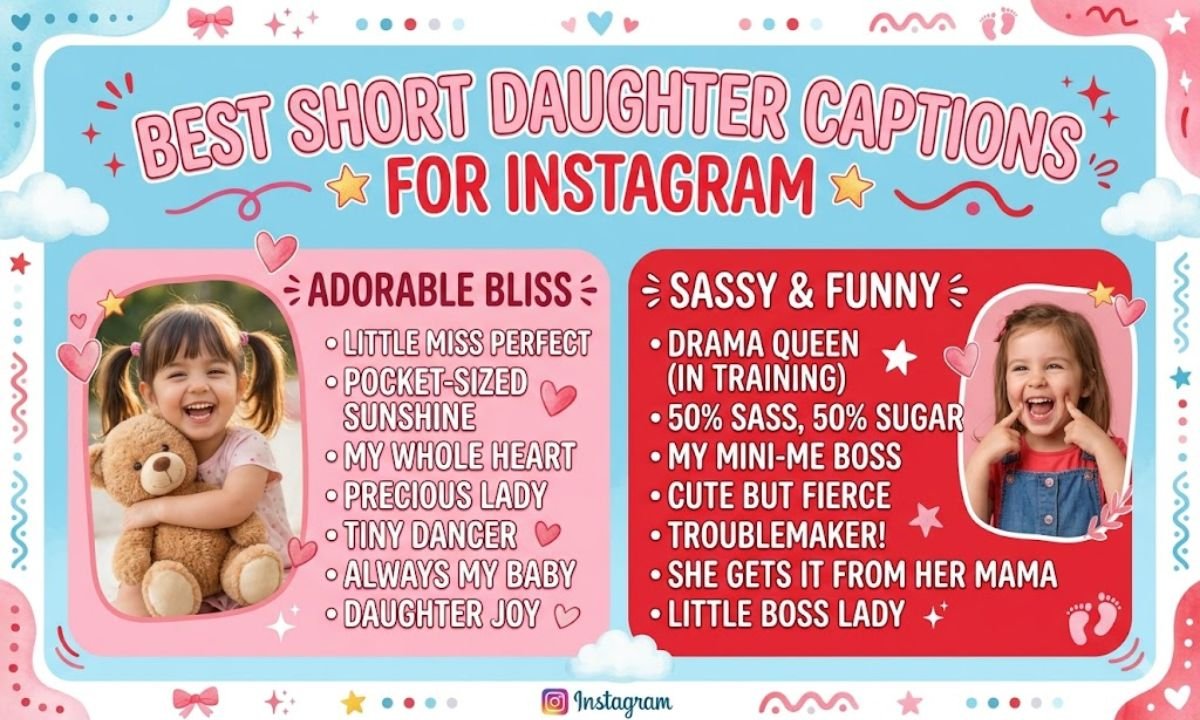 Best Short Daughter Captions for Instagram