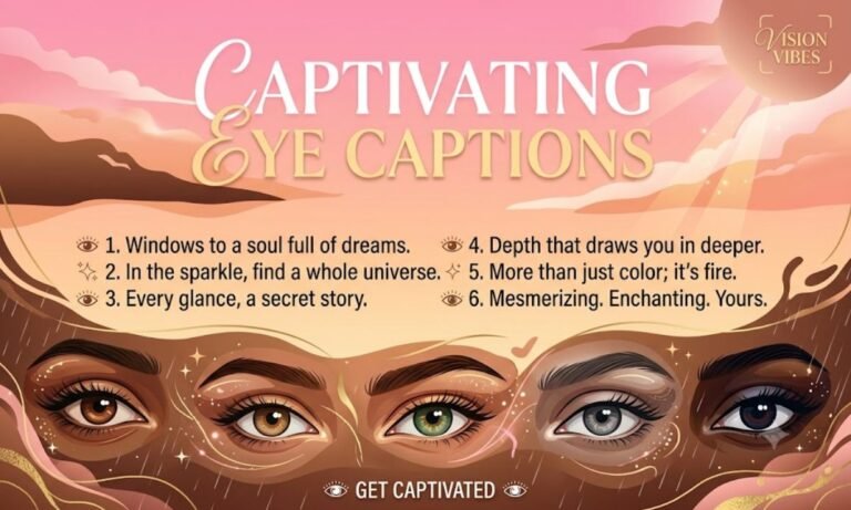 Captivating Eye Captions