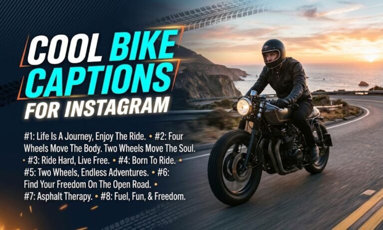 Cool Bike Captions for Instagram