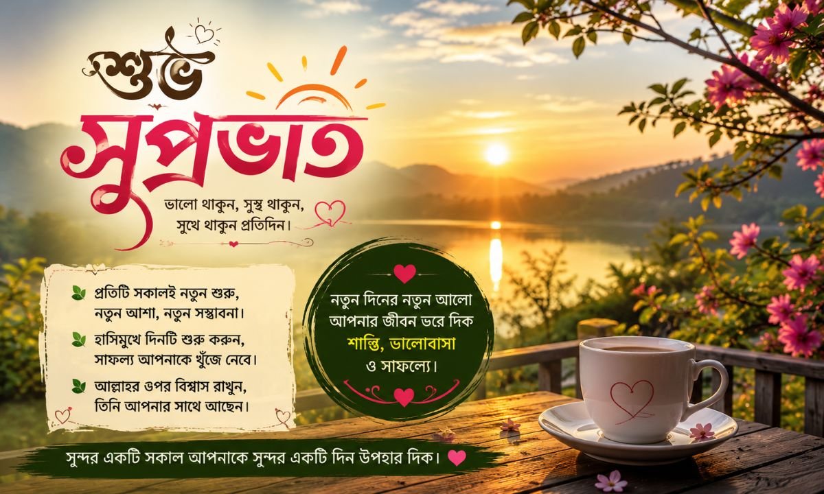 Good Morning Status Bangla
