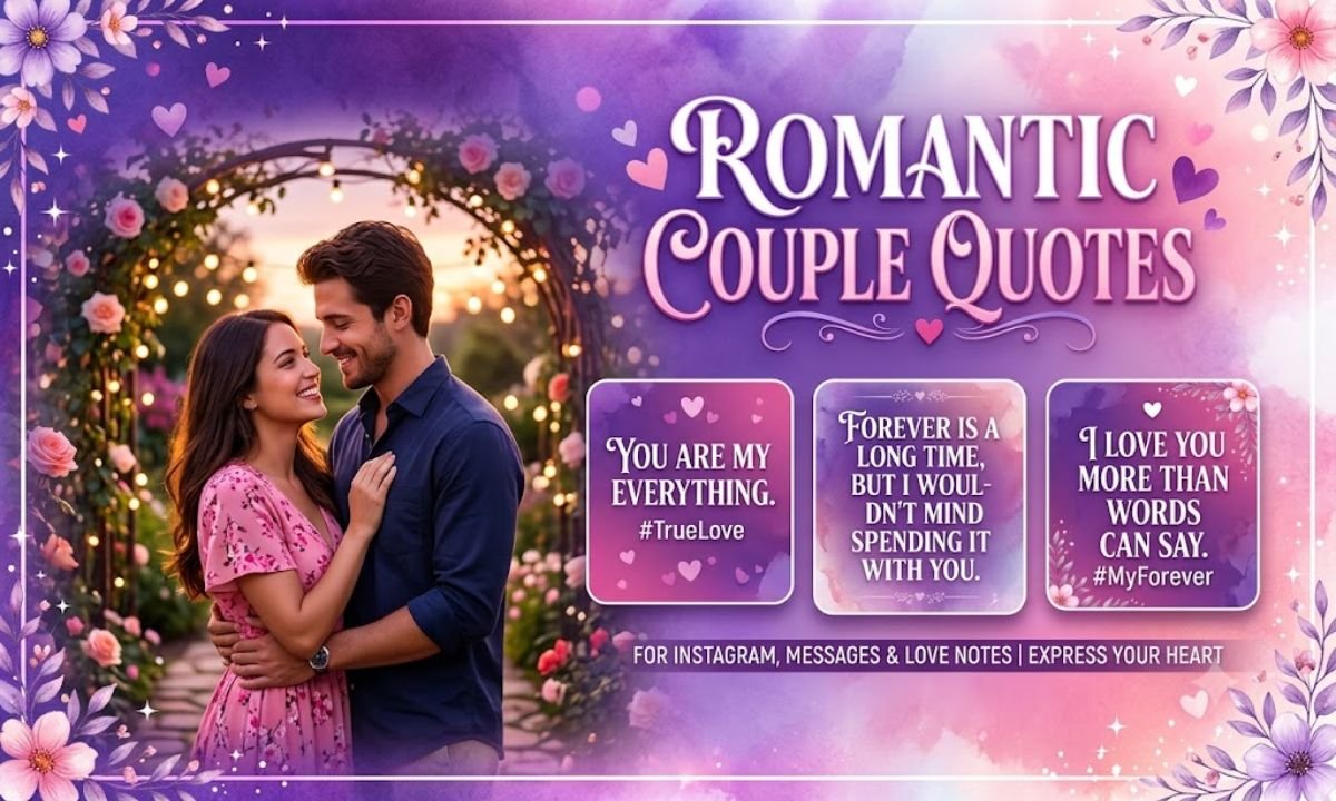 Romantic couple captions