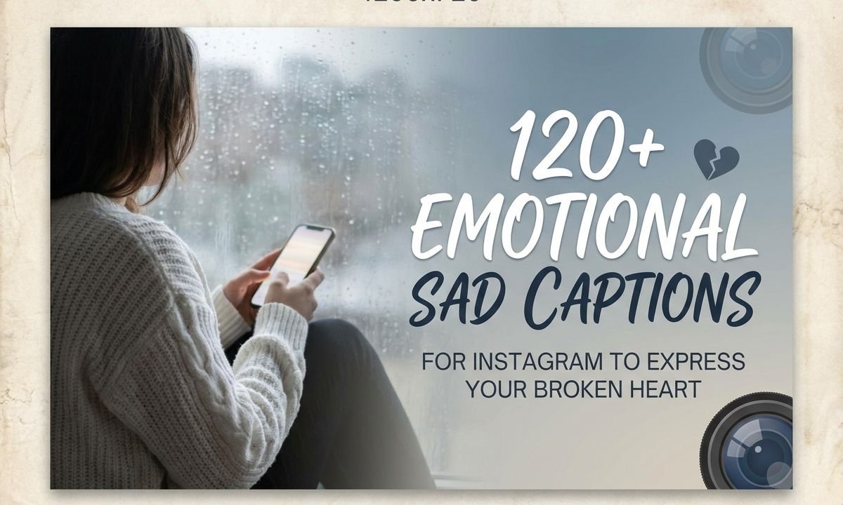120+ Emotional Sad Captions for Instagram to Express Your Broken Heart 