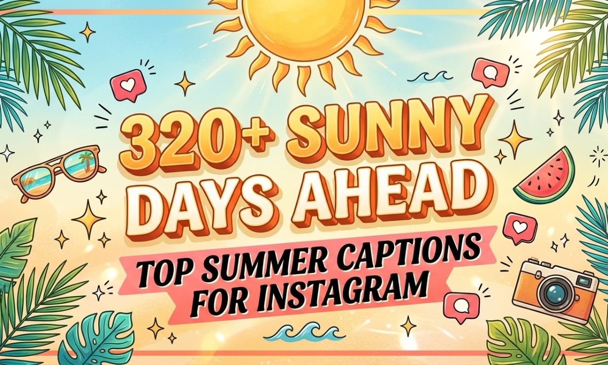 320+ Sunny Days Ahead Top Summer Captions for Instagram