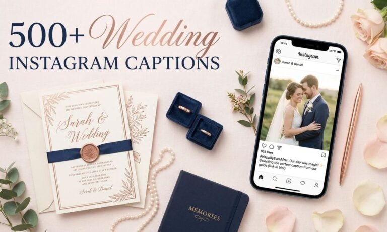 500+ Wedding Instagram Captions That Perfectly Capture Your Special Day