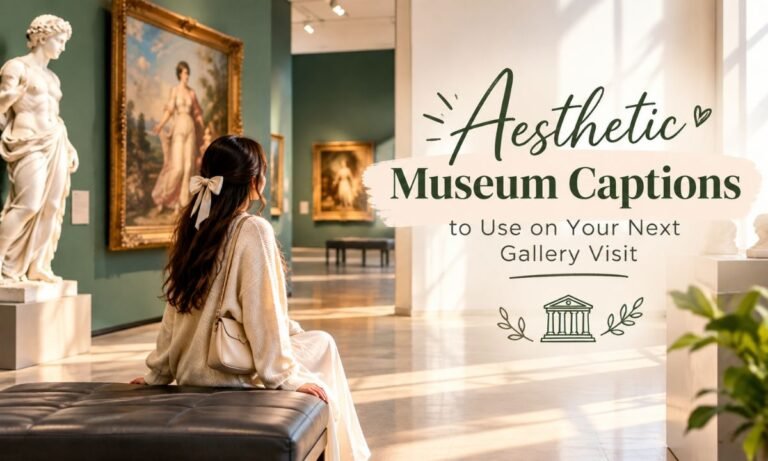 Aesthetic Museum Captions