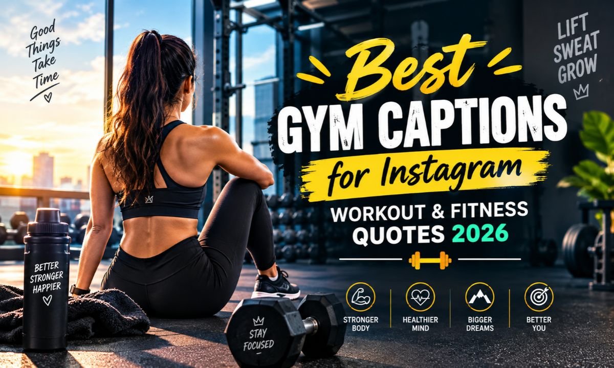 Best Gym Captions for Instagram – Workout & Fitness Quotes 2026