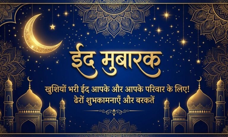 Eid Mubarak Wishes in Hindi