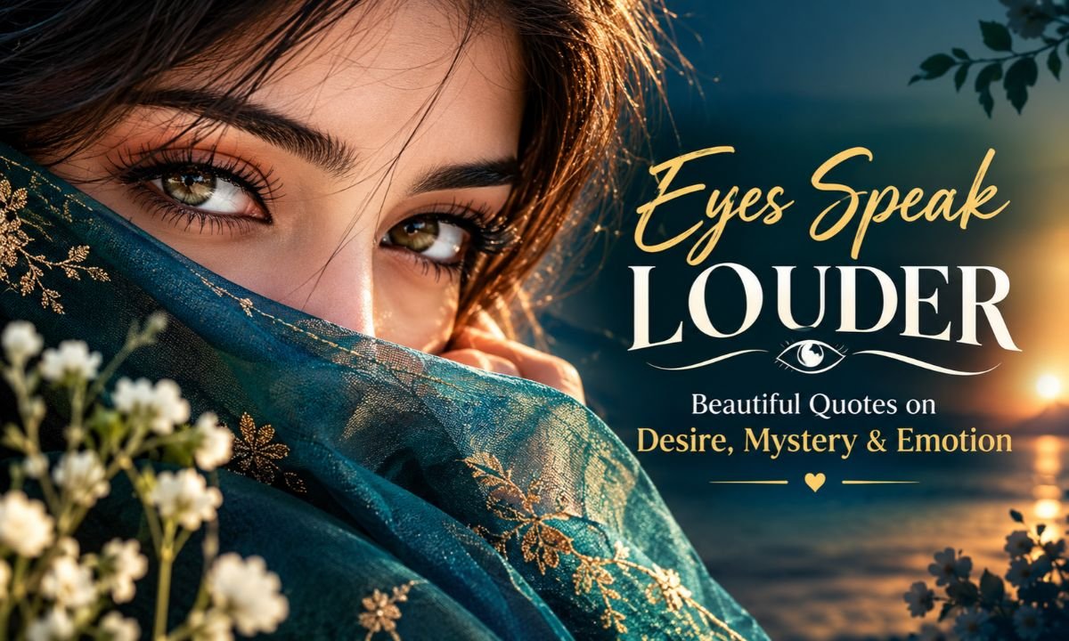 Eyes Speak Louder_ Beautiful Quotes on Desire, Mystery & Emotion