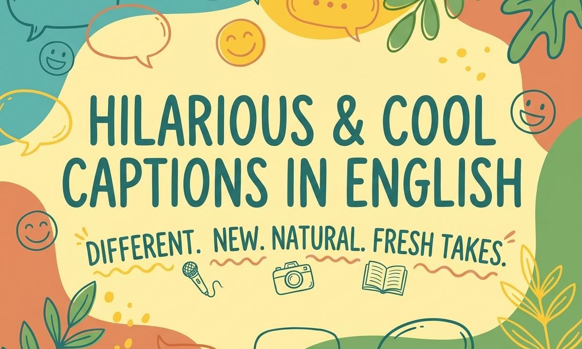 Hilarious & Cool Captions in English