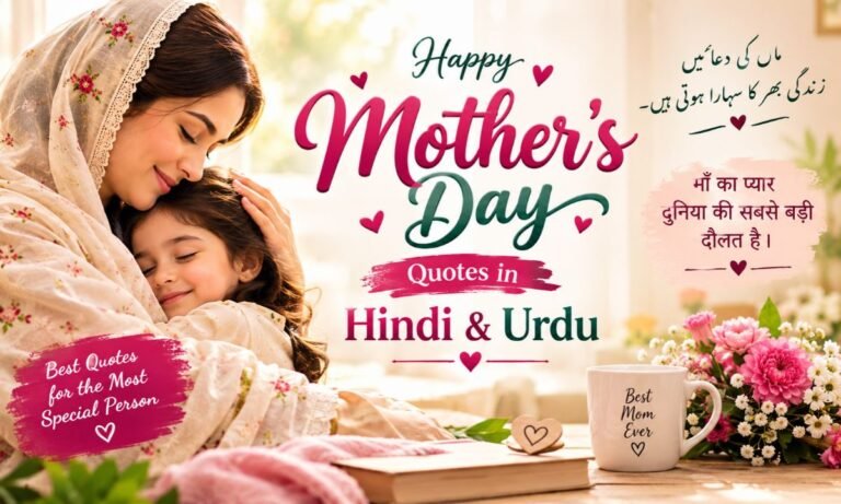 Mothers Day Quotes in Hindi & Urdu