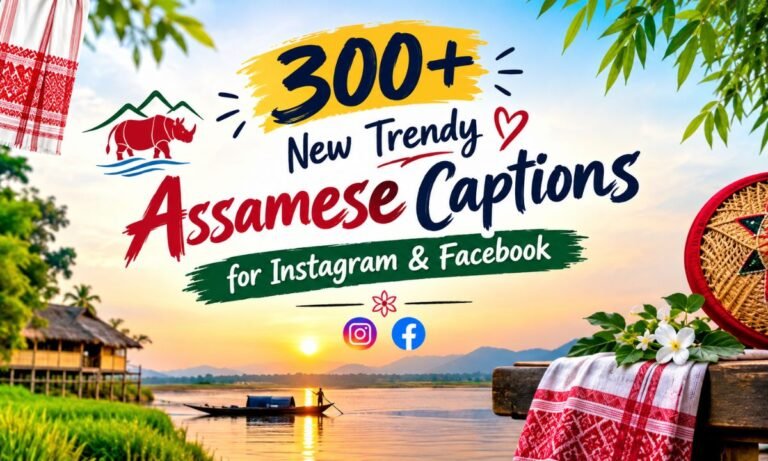New Trendy Assamese Captions for Instagram & Facebook