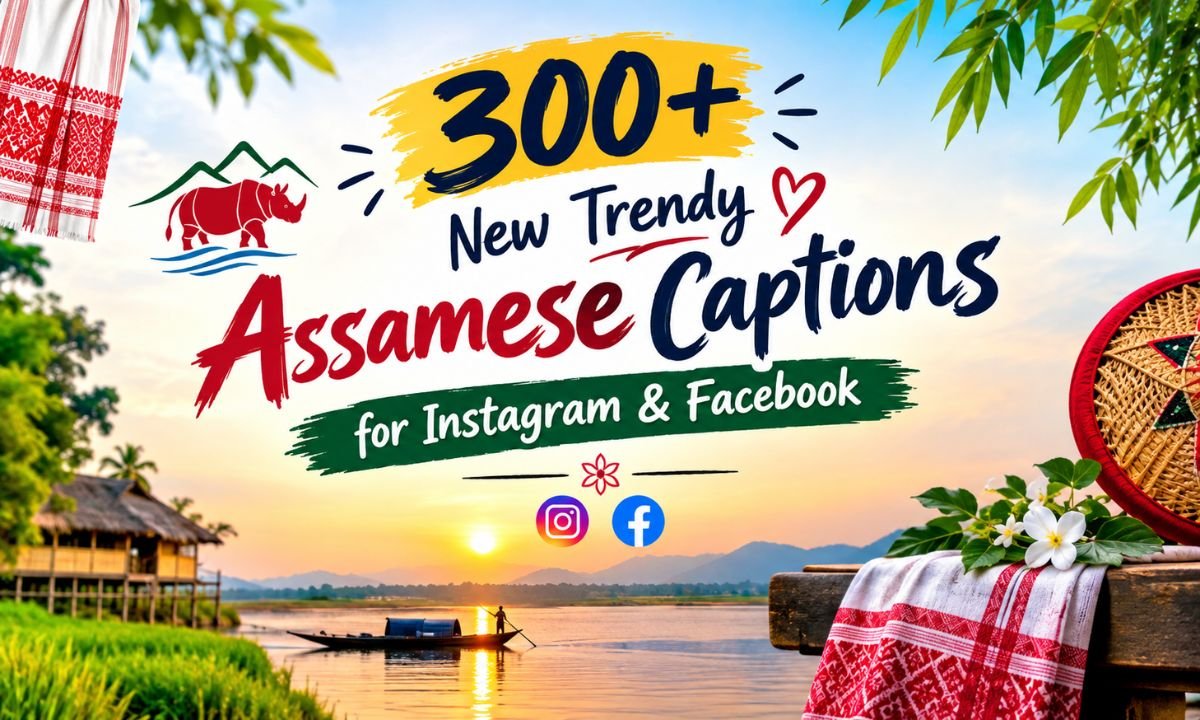 New Trendy Assamese Captions for Instagram & Facebook
