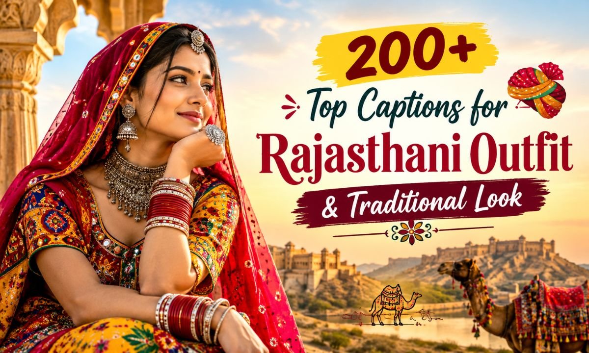 Top Captions for Rajasthani Outfit (1)