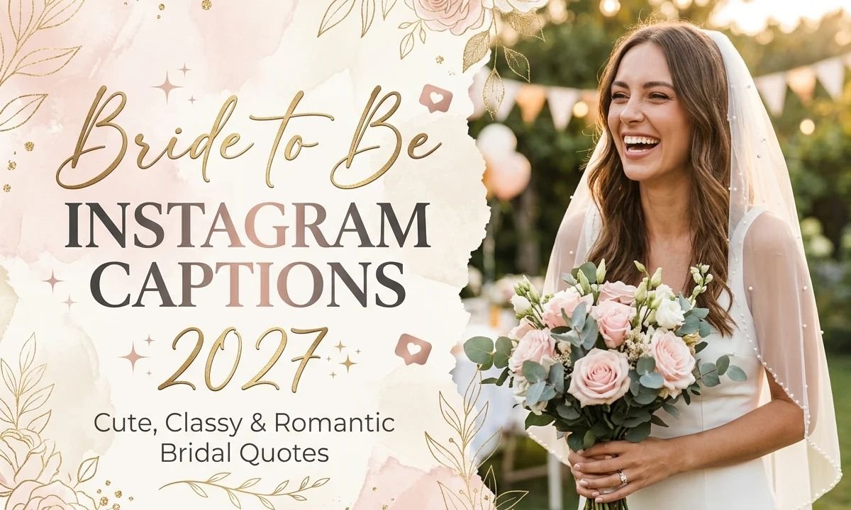 300+Bride to Be Instagram Captions 2027_