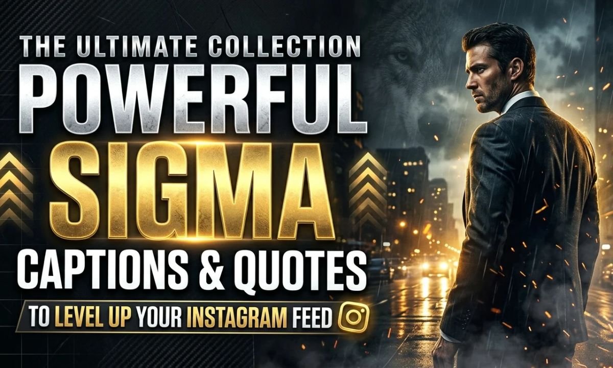 450+Powerful Sigma Captions & Quotes to Level Up Your Instagram Feed 