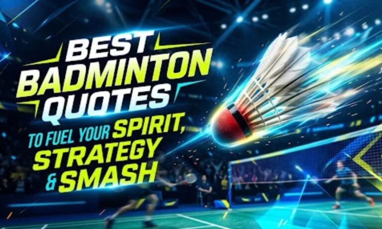 Best Badminton Quotes to Fuel Your Spirit, Strategy & Smash 