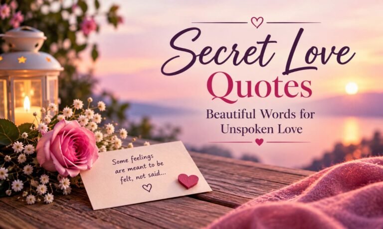 Secret Love Quotes_ Beautiful Words for Unspoken Love