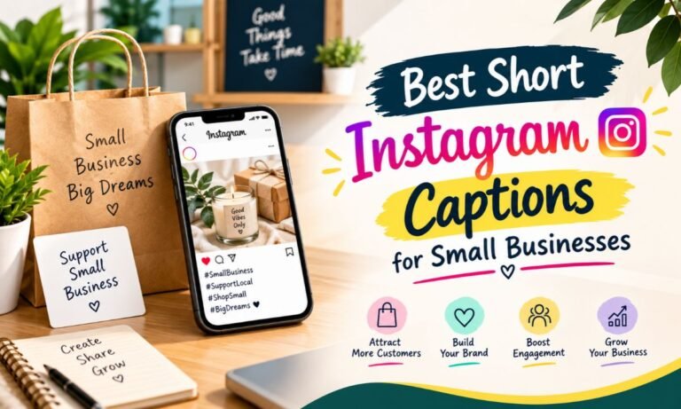 Short Instagram Captions for Small Businesses (Copy & Paste) 